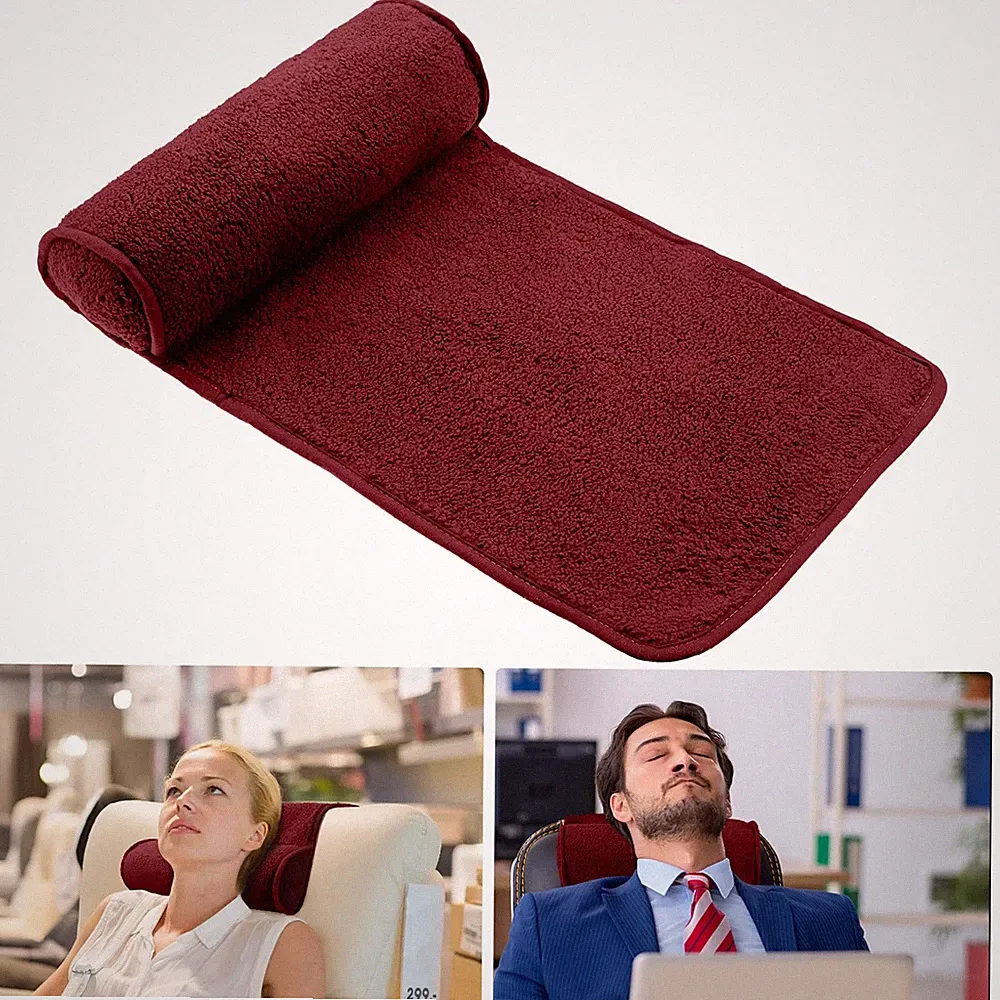 Adjustable Neck Roll Head Pillow Non Slip Headrest Pillow for Recliner Couch