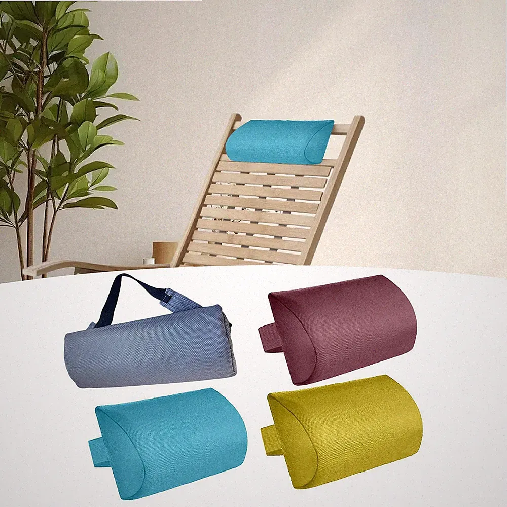 Chaise Lounge Head Pillow Portable recliner Headrest Pillow for Beach Chairs