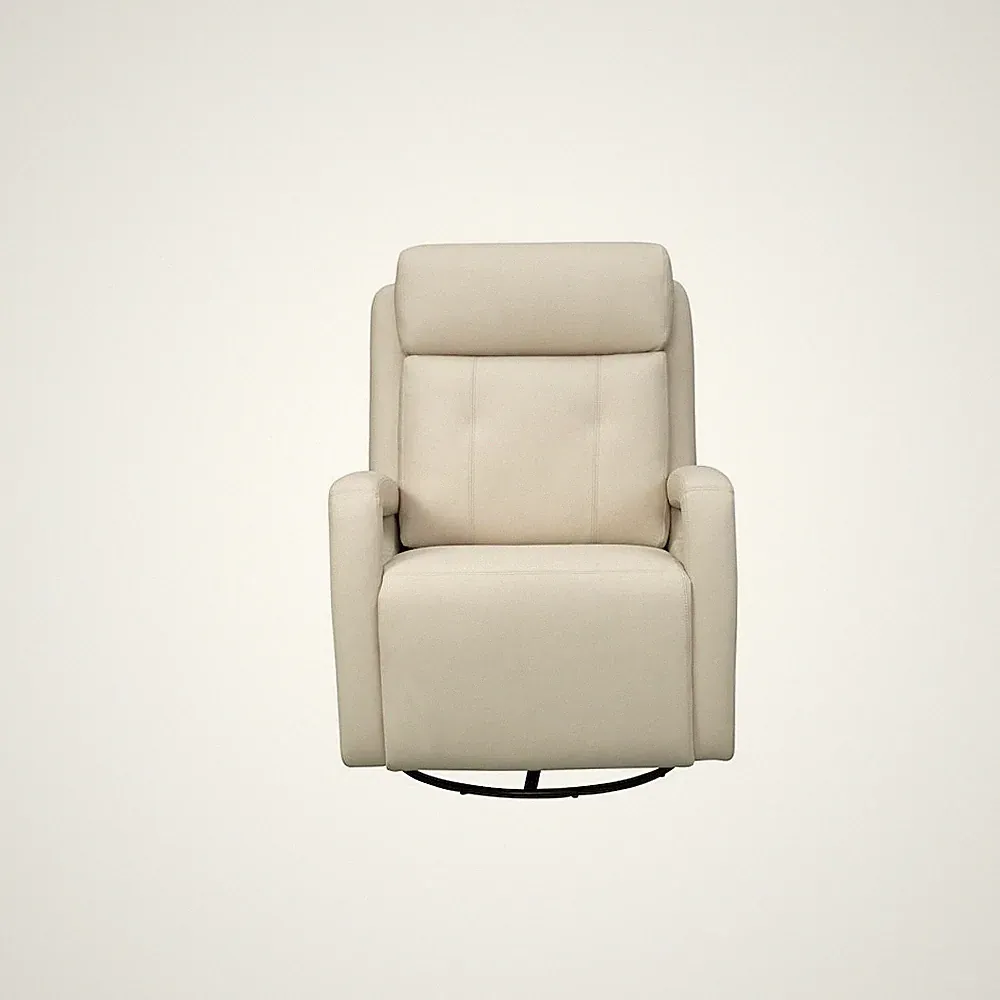 Gilbert Power Swivel Glider Recliner Power Head Rest & Power Lumbar