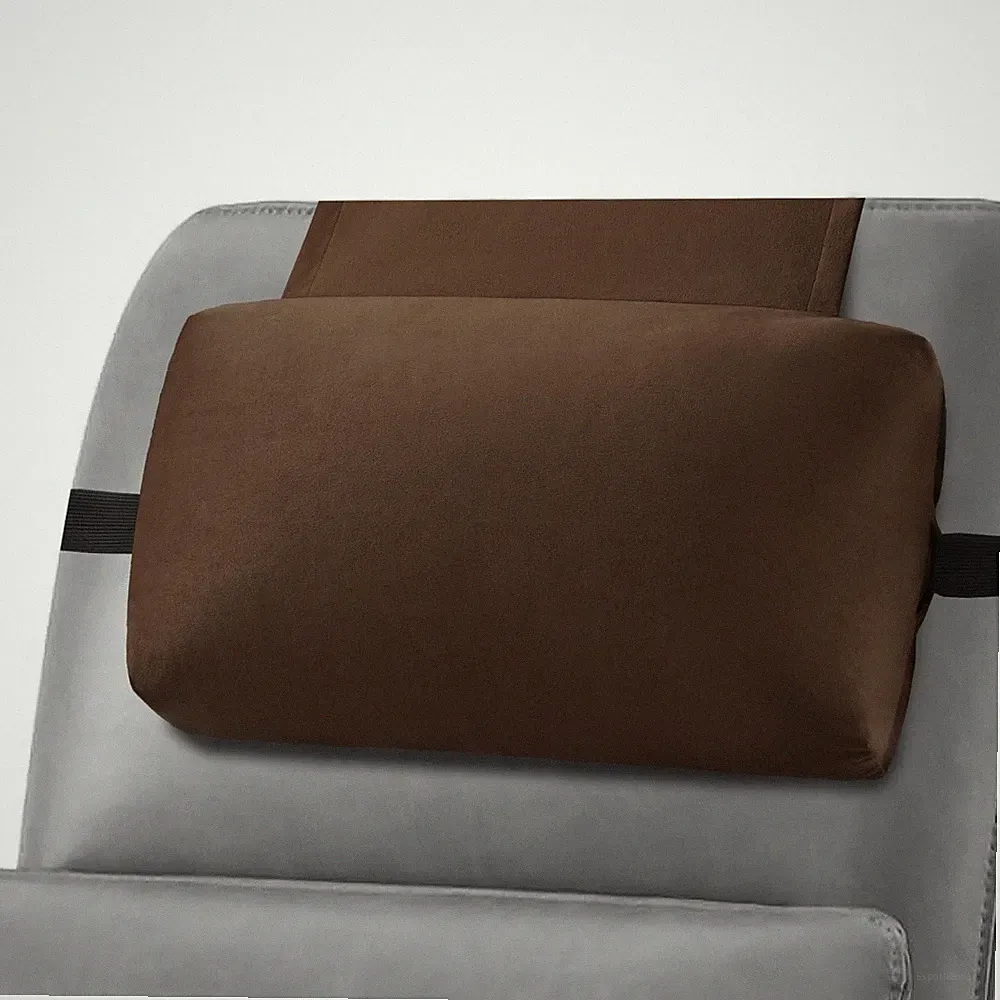 Head Recliner Pillow Adjustable Shredded Memory Foam Headrest Pillows for Rec...