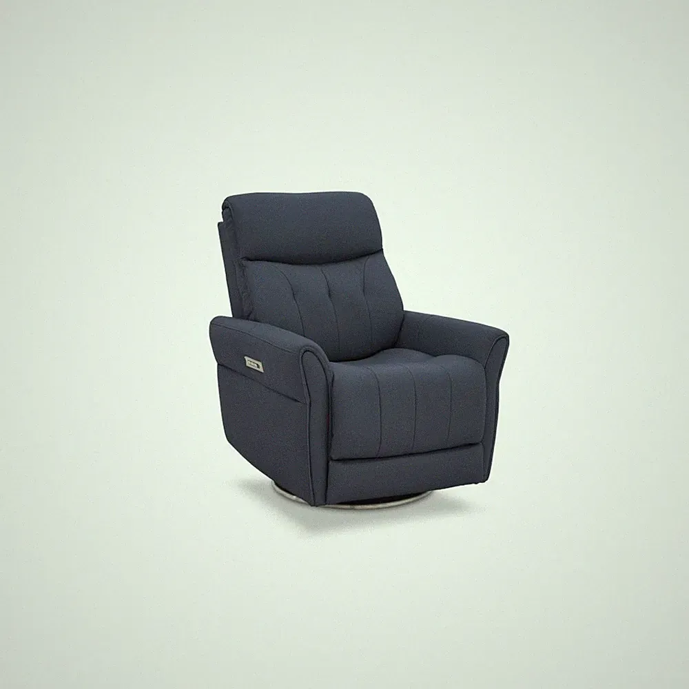 Mae Power Swivel Recliner w/Power Head Rest & Power Lumbar