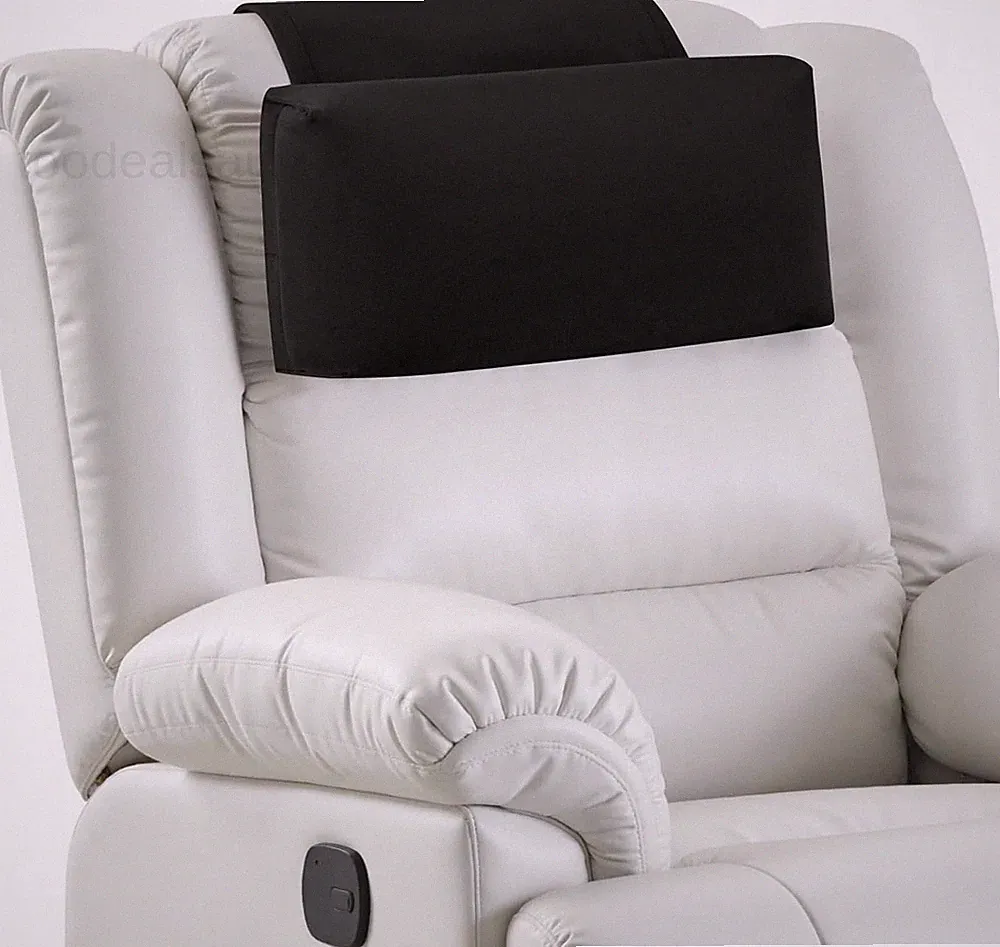 Neck Pillow for Recliner Chair, 14" Adjustable 14"L x 6.2"W, Black