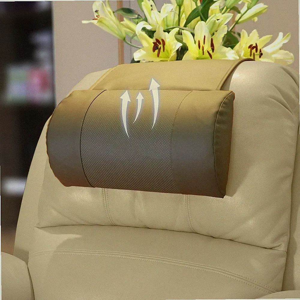Non-Slip Head Pillow for Recliners - Neck Support Memory Foam Cushion with Br...