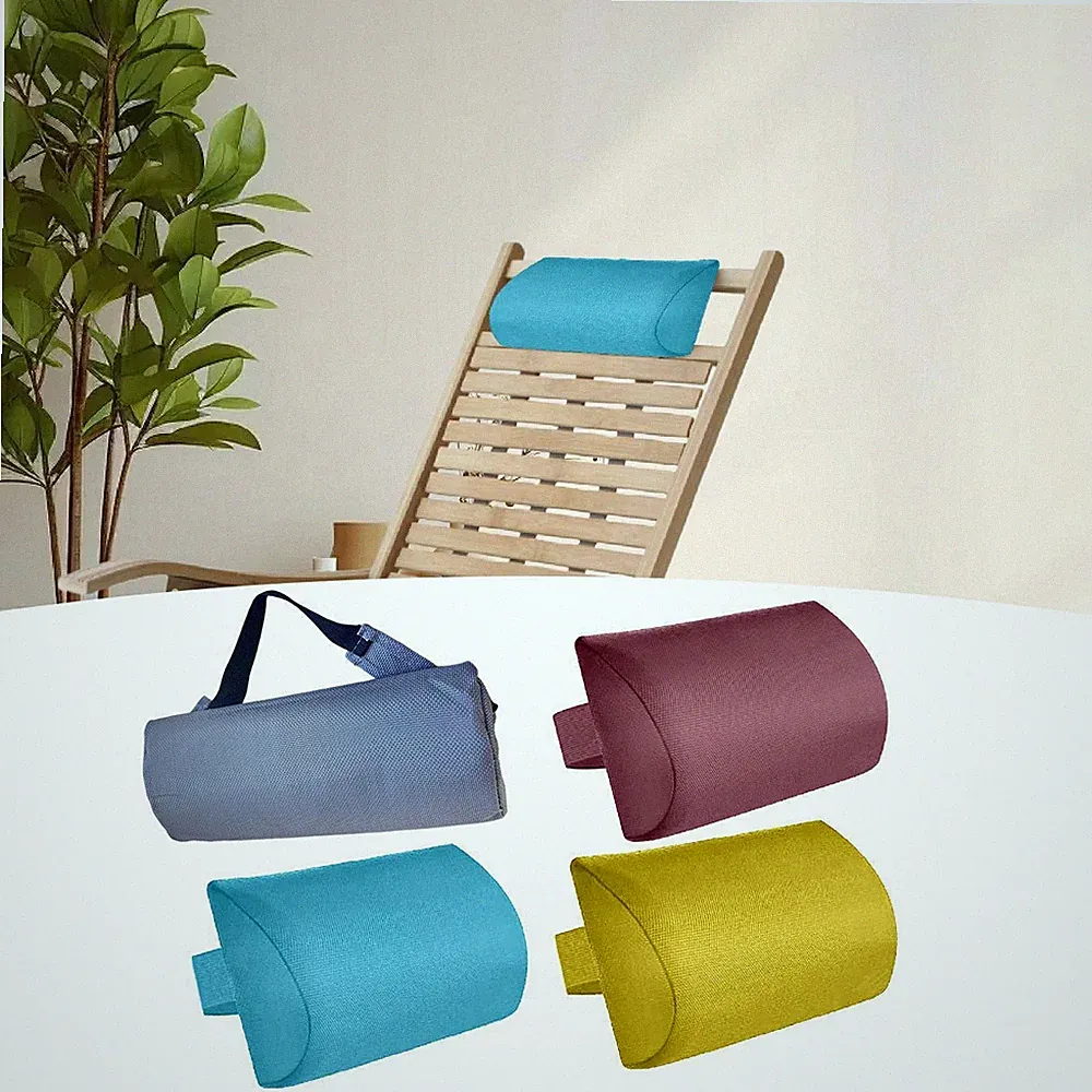 recliner Headrest Pillow Compact Chaise Lounge Head Pillow for Outdoor Pool