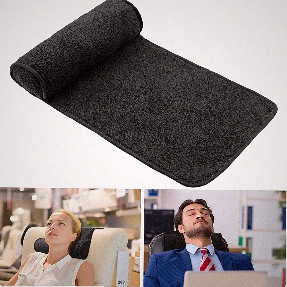 Weysat Neck Head Pillow for Recliner Chair Non Slip Fleece Adjustable Neck Ro...